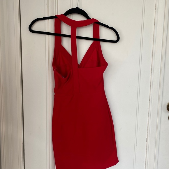 Tobi Red Bandage Dress - Picture 2 of 12